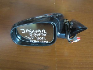 Jaguar XF 2007-2015 ηλεκτρικός ανακλινόμενος καθρέπτης αριστερός μαύρος (16 καλώδια)